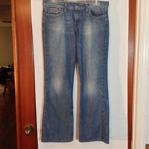 Lucky Brand Mid Rise Flare Jeans 10/30
